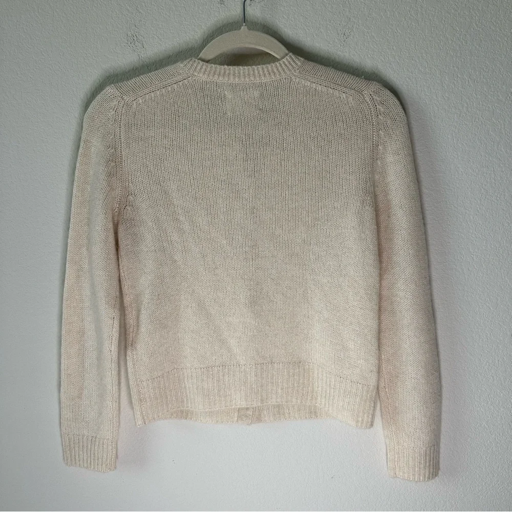 Doen Danae Cashmere Crewneck Cardigan in Dogwood SZ XS - Picture 6 of 6